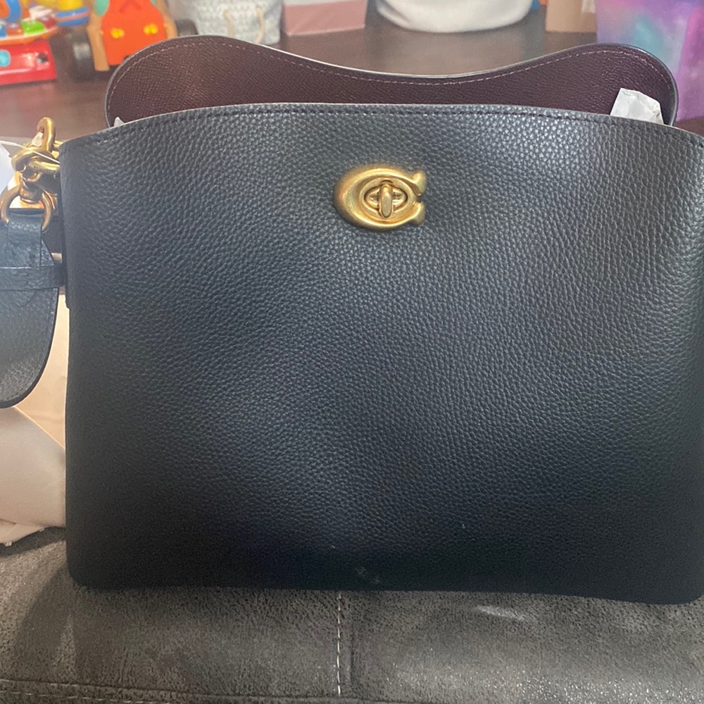 Black coach purse